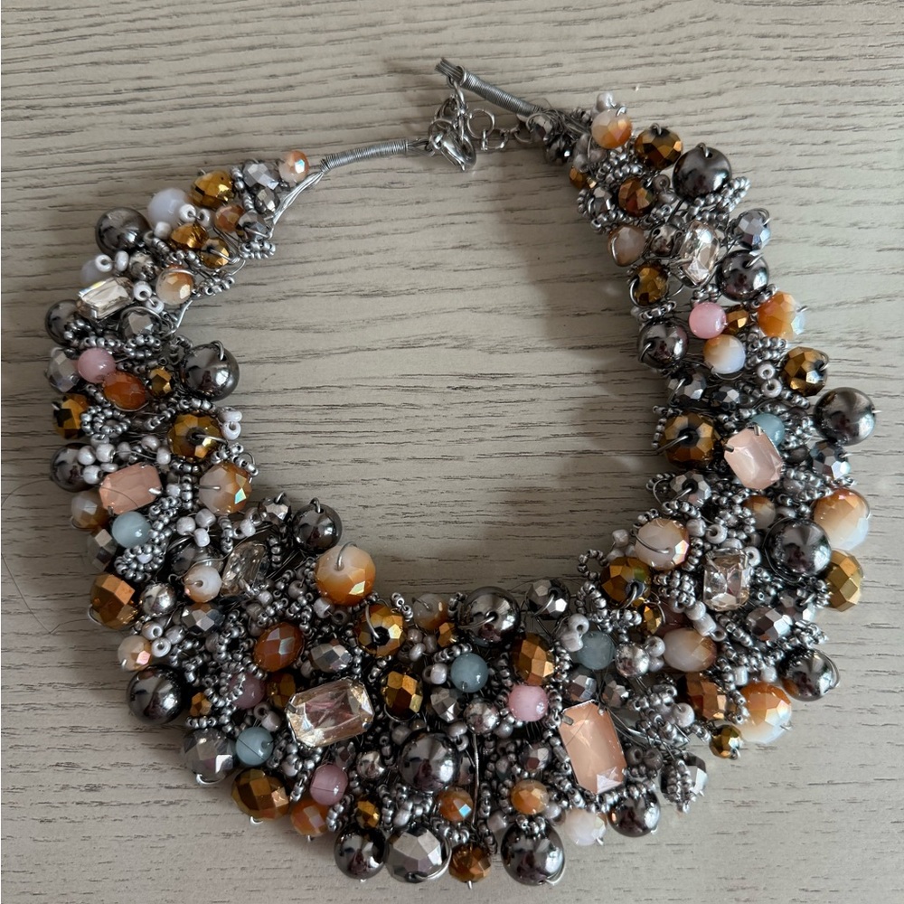 statement bib necklace